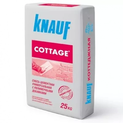 Изображение Строительные товары Строительные смеси КНАУФ Коттедж (25 кг) 
