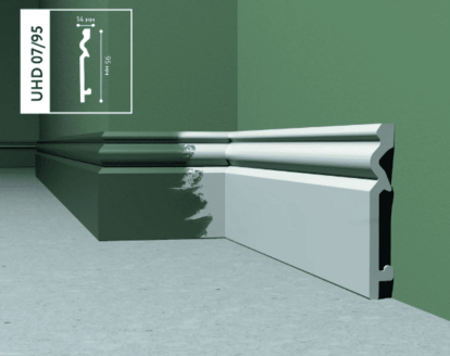 Изображение Плинтус Solid Плинтус UHD 07/95 под покраску 