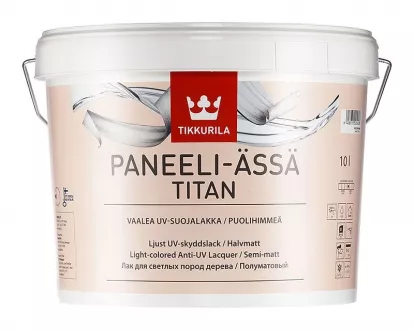 Изображение Строительные товары Лакокрасочные материалы Лак Paneeli Assa Titan полуматовый 