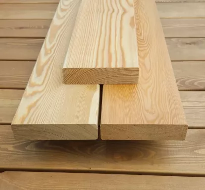 Изображение Для дачи Террасная доска Палубная доска Eurowood Лиственница сорт А 