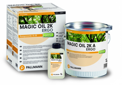 Изображение Паркетная химия Pallmann Масло с воском для паркета Magic Oil 2K Черное 