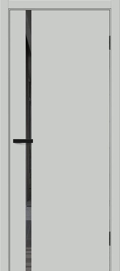 Изображение Двери Межкомнатные Браво-0.40 П Grey Silk / Mirox Grey 