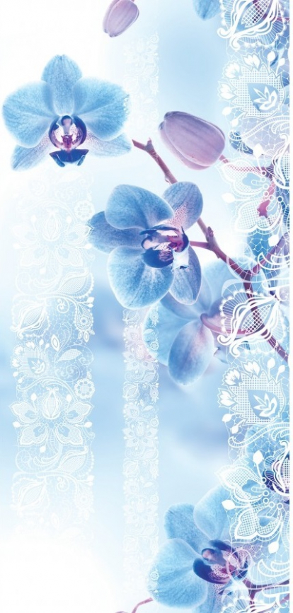 Изображение Стеновые панели ПВХ Голубая орхидея 0156 