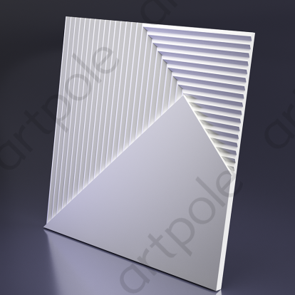 Изображение Стеновые панели 3D панели Fields 4 platinum D-0008-4-pl 