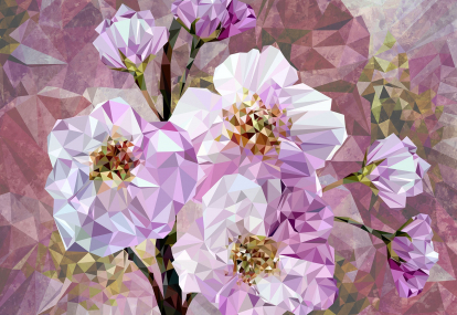 Изображение Обои Komar XXL4-064 Blooming Gems 
