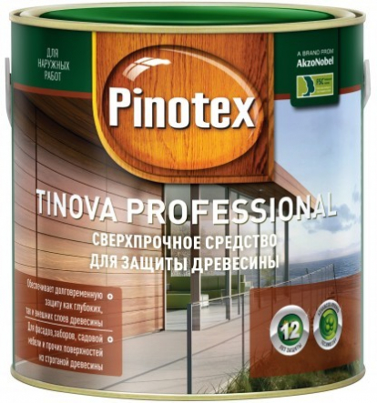Изображение Строительные товары Лакокрасочные материалы Pinotex Tinova Professional 