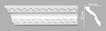 Изображение Строительные товары Потолочный плинтус Карниз (плинтус потолочный) 95016 с орнаментом 
