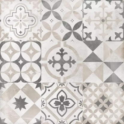 Изображение Керамогранит Lasselsberger Ceramics Цемент Стайл 7246-0005 орнамент 45*45 