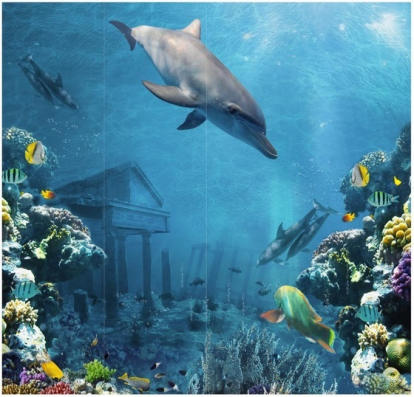 Изображение Стеновые панели ПВХ Подводный мир 