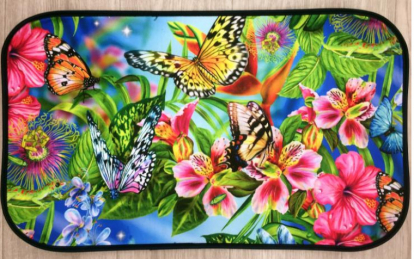 Изображение Товары для дома Аксессуары для ванной Бабочки в цветах 