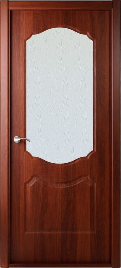 Изображение Двери Межкомнатные Дверь Перфекта итальянский орех полотно остекленное Диамант 