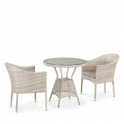 Изображение Мебель Садовая мебель Набор мебели 2+1 T705ANT/Y350-W85 2Pcs Latte 