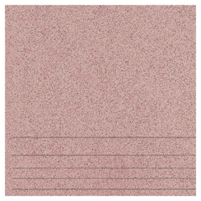 Изображение Керамогранит Техногрес Техногрес ступени 300х300х8 матовые светло-розовые 