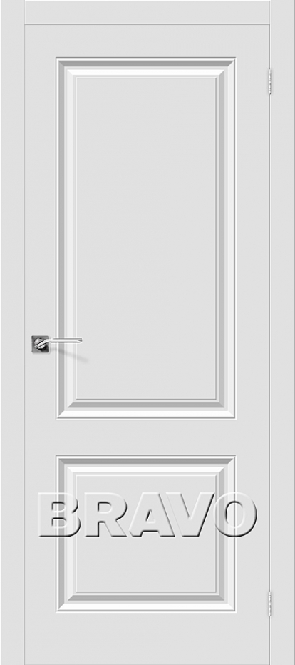 Изображение Двери Межкомнатные Скинни-12 П-23 (Белый) 