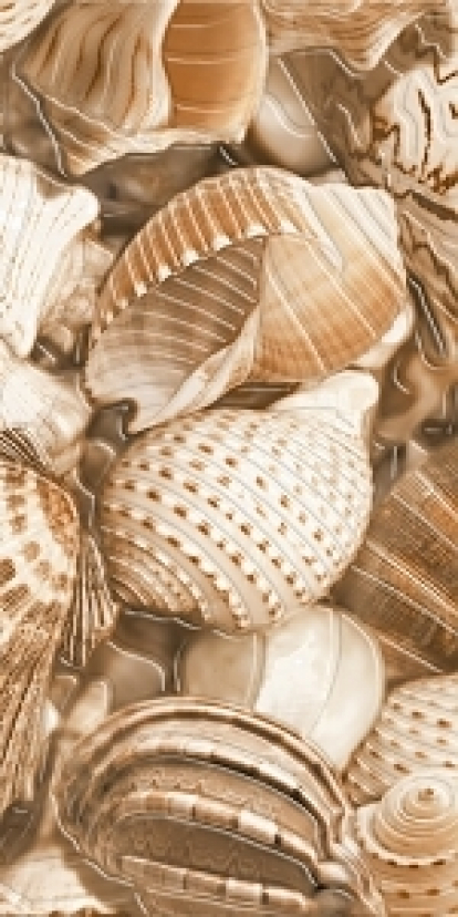 Изображение Керамическая плитка Golden Tile Декор Sea Breeze Shells Е11421 