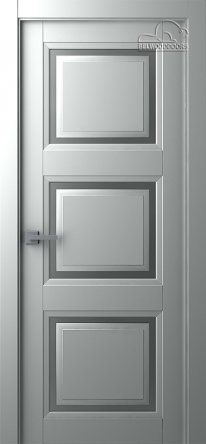 Изображение Двери Межкомнатные Аурум 3 светло-серый 