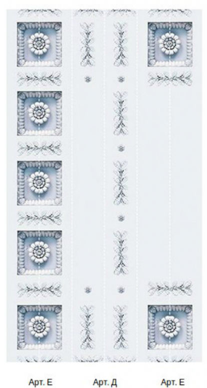 Изображение Стеновые панели Листовые Лепка Олимп Е 5.6 