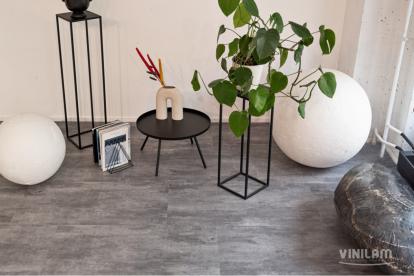 Изображение Плитка ПВХ Vinilam Цемент Серый 71616 