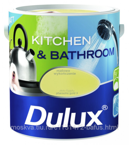 Изображение Строительные товары Лакокрасочные материалы Kitchen and Bathroom белая матовая 