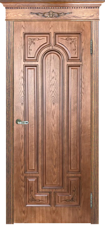 Изображение Двери Межкомнатные Дверное полотно Арес орех натуральный-2 