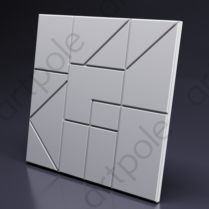 Изображение Стеновые панели 3D панели Split platinum M-0086-pl 
