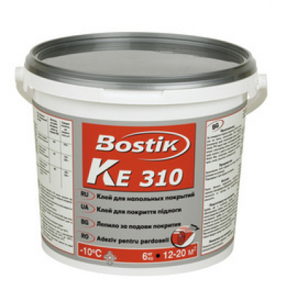 Изображение Паркетная химия Bostik Клей Bostik экономичный для напольных покрытий KE 310 
