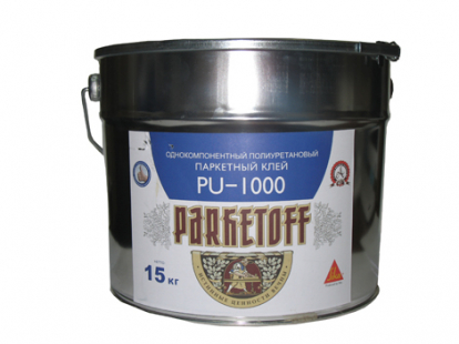 Изображение Паркетная химия Parketoff Паркетный клей Parketoff PU-1K 