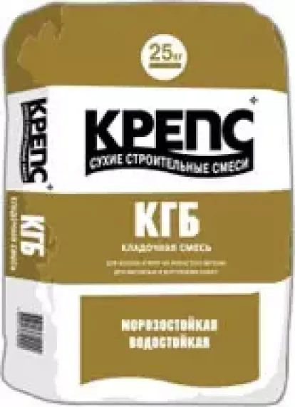 Изображение Строительные товары Строительные смеси КРЕПС КГБ зимний (25 кг) 