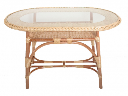 Изображение Мебель Изделия из лозы Стол плетеный обеденный овальный 
