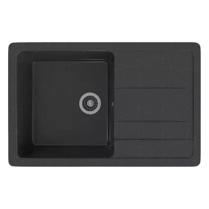 Изображение Сантехника Gama Stone Мойка кухонная Gama Stone GS14 черный 308 