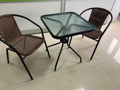 Изображение Мебель ЭкоДизайн Комплект кофейный Bistro (стол и 2 кресла), 220021+220020 
