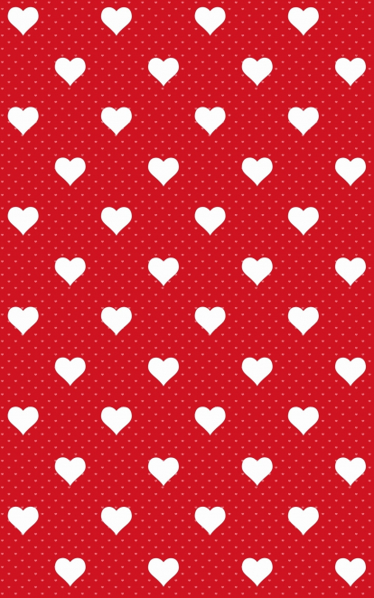 Изображение Самоклеющаяся пленка D-C-Fix Декор Сердечки на красном фоне 