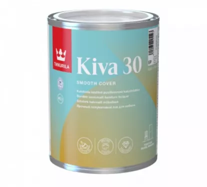 Изображение Строительные товары Лакокрасочные материалы Лак Kiva 30 полуматовый 