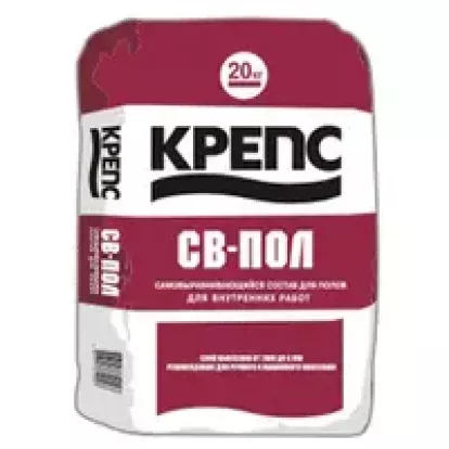Изображение Строительные товары Строительные смеси КРЕПС СВ-пол (20 кг) 