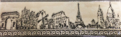 Изображение Керамическая плитка Belleza Бордюр Париж бежевый 