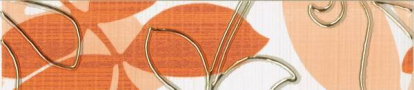 Изображение Керамическая плитка Березакерамика (Belani) Фриз Ретро оранжевый 