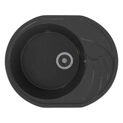 Изображение Сантехника Gama Stone Мойка кухонная Gama Stone GS8 черный 308 