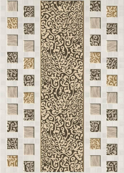 Изображение Керамическая плитка Березакерамика (Belani) Декор Квадро мозаика белый 