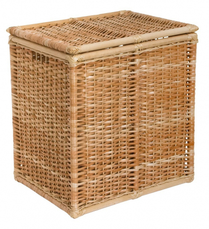 Изображение Мебель Изделия из лозы Короб плетеный с плоской крышкой и плетеным дном 
