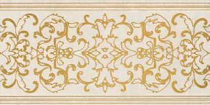 Изображение Керамическая плитка GARDENIA ORCHIDEA Canova 17390 BIANCO FASCIA DECORATA бордюр 