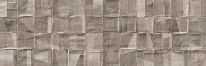 Изображение Керамическая плитка Meissen Плитка настенная Nerina Slash рельеф серый 13183 (NNS-WTA092) 