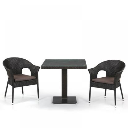 Изображение Мебель Садовая мебель Набор мебели 2+1 T605SWT/Y79A-W53 Brown 2Pcs 