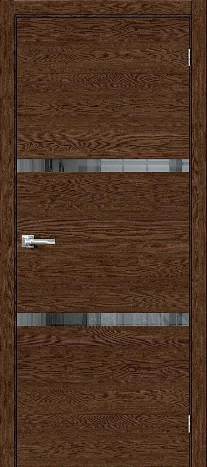 Изображение Двери Межкомнатные Браво-2.55 Brown Skyline Mirox Grey 