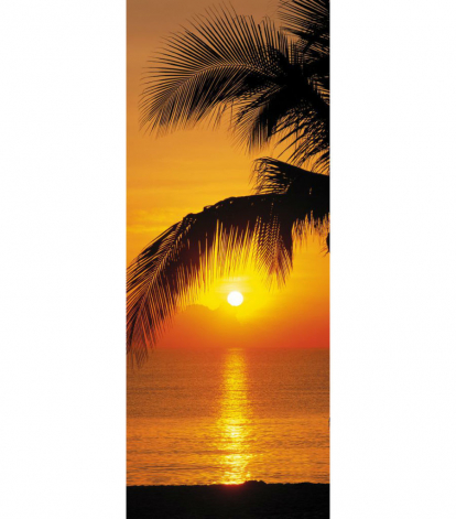 Изображение Обои Komar 2-1255 Palmy Beach Sunrise 