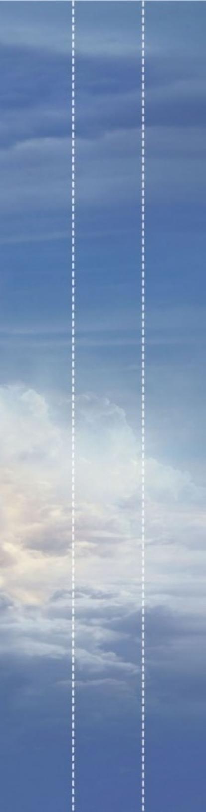 Изображение Стеновые панели Листовые Воздушный замок В правое 