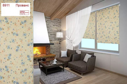 Изображение Товары для дома Домашний текстиль Рулонные шторы Прованс 8911 