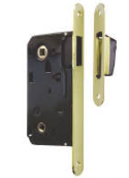 Изображение Двери Дверная фурнитура Механизм врезной L90 санузловый магнитный 