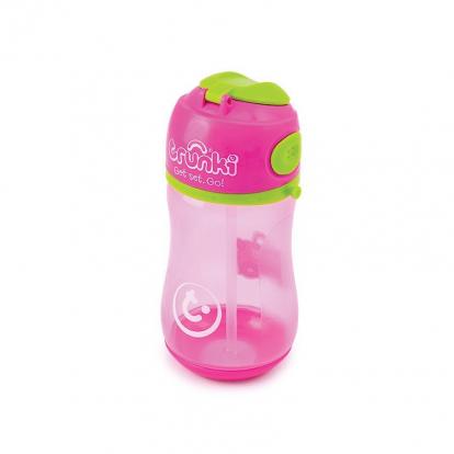 Изображение Игрушки Trunki Бутылочка для воды розовая 