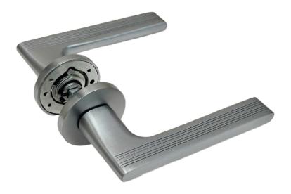 Изображение Двери Дверная фурнитура Дверные ручки Rucetti RAP 26 SLIM-R SC матовый хром 