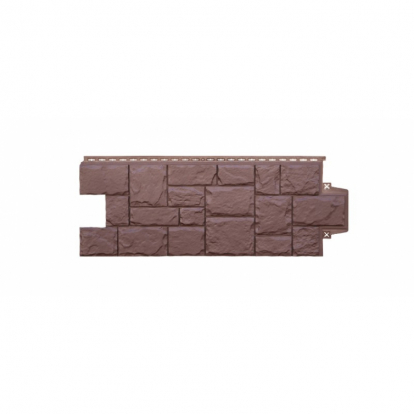 Изображение Для дачи Отделка стен Крупный камень коричневый 